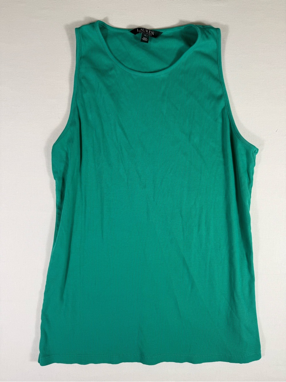 Lauren Ralph Lauren Vibrant Teal Green Tank Top